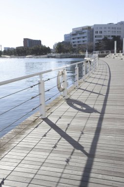 Yokohama, Japonya 'daki Minato Mirai' nin detaylı görüntüsü