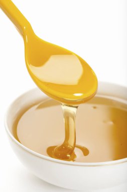 Taze organik bal yakın plan görüntüsü           