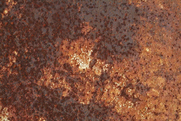 Placa Metal Oxidado Con Arañazos —  Fotos de Stock