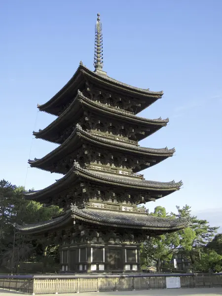 Tall Pagoda Sky Background — Stock Photo, Image