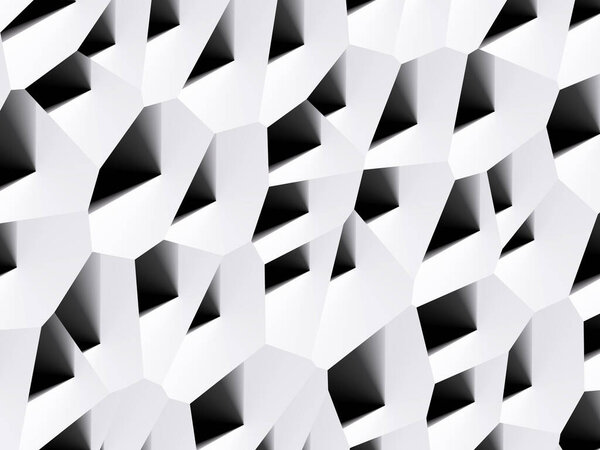 3 d white cubes abstract background