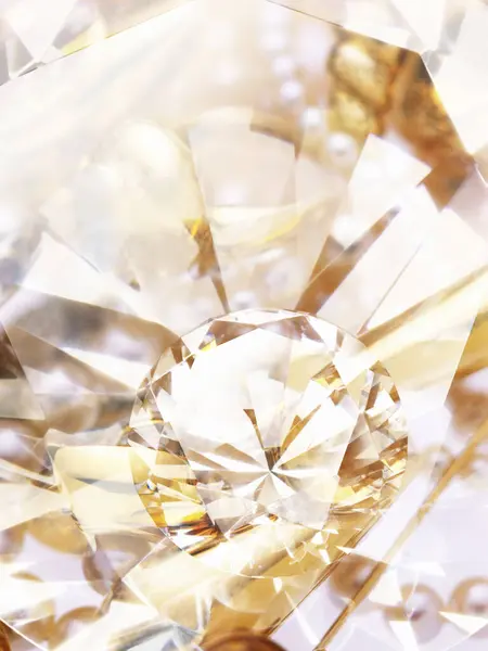 Diamantes Cristal Fechar — Fotografia de Stock