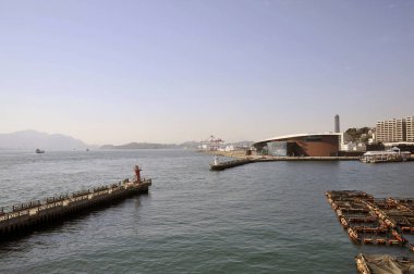 Güney Kore, Busan 'da gündüz deniz manzarası
