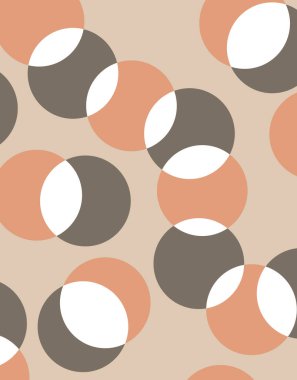 Çemberli soyut geometrik dikişsiz arka plan. resimleme