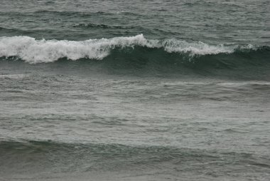 Sahildeki deniz dalgaları