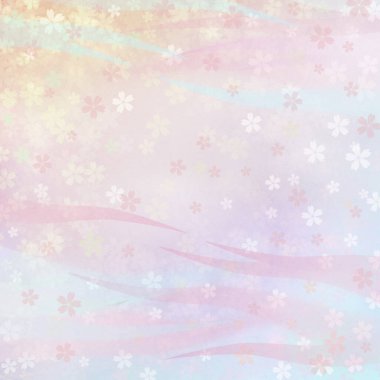 Çiçeklerle soyut arkaplan 