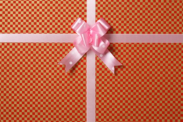 gift box background with bow, holiday texture