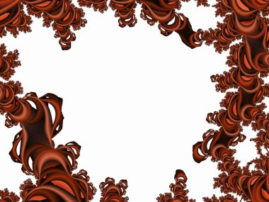 Beyaz arkaplanda çiçek detaylarıyla soyut arkaplan 