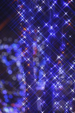 bokeh ışıkları ile şenlikli arka plan     