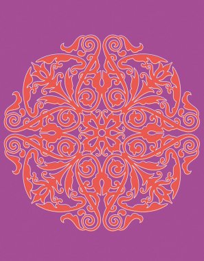 Dekoratif vintage elementlere sahip güzel soyut arkaplan              