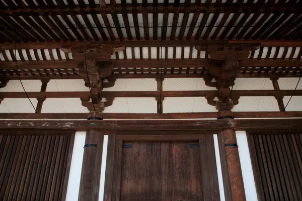 Schilderachtige Opname Van Prachtige Oude Japanse Heiligdom — Stockfoto