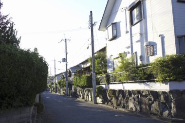 Çin şehrindeki güzel mimari manzarası
