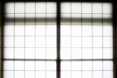 Dikdörtgen ve kare Japon Shoji kağıt kapısı