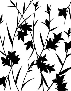 Dekoratif çiçek süsüyle desen