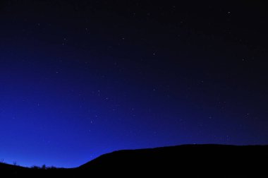 Yıldızlı güzel gece gökyüzü