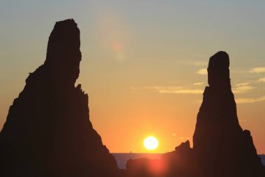 Kırım dağlarında gün batımı