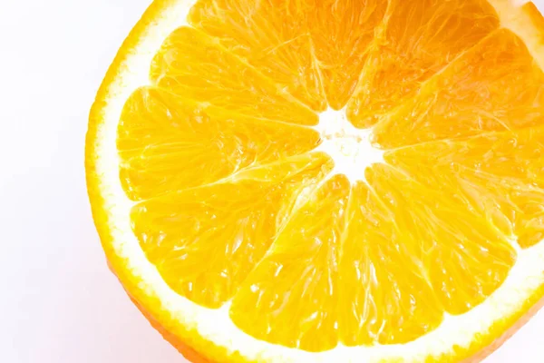 Orange Fruit Isolated White Background Fresh Fruit — Stock Photo, Image