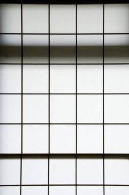 Dikdörtgen ve kare Japon Shoji kağıt kapısı