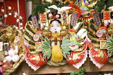 Geleneksel Japon el yapımı turistik marketler