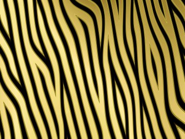 Zebra desenli siyah ve sarı desenli. 