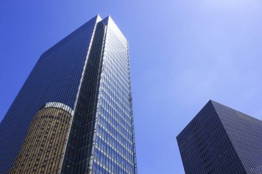 modern city architecture against blue sky 