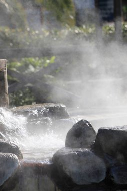 water flowing in the park.