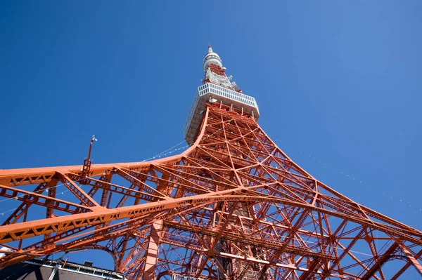 Mavi Gökyüzü Arka Planında Tokyo Gökyüzü Kulesi — Stok fotoğraf