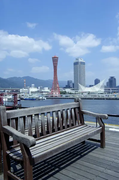 Alrededor Kobe Port Tower Port Tower Hito Kobe Está Construido — Foto de Stock
