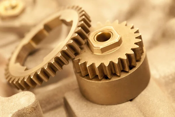 Gears Cogwheel Spare Parts — Stockfoto