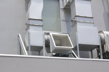 Havalandırma sisteminin görüntüsünü kapat, sıcaklık konseptini kontrol et