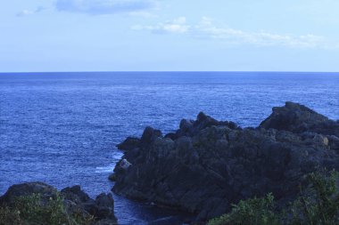 Akdeniz adasının güzel manzarası