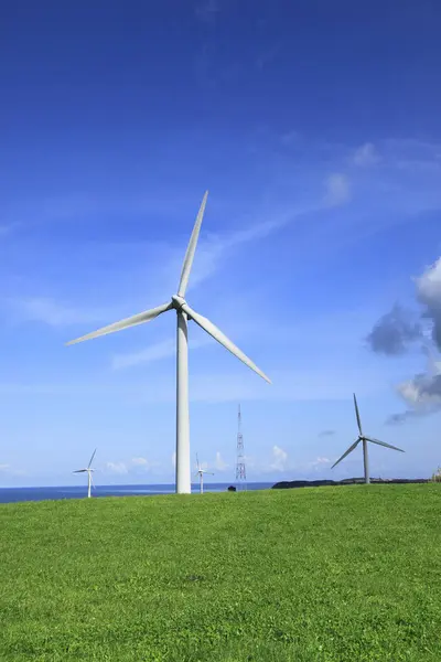 Renewable Energy Wind Turbines Ecology Concept — Stock Photo, Image