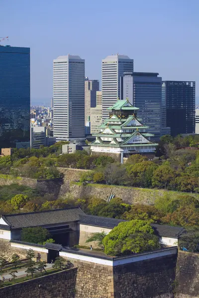Castelo Osaka Edifícios Obp Japão — Fotografia de Stock
