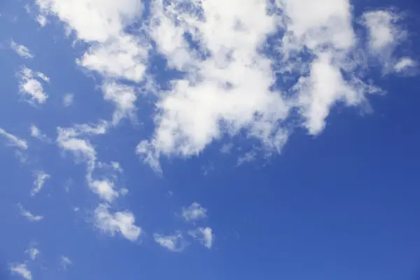 Beautiful White Clouds Blue Sky Background — Stock Photo, Image
