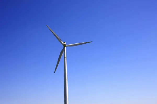 Vindkraft Och Begreppet Förnybar Energi — Stockfoto