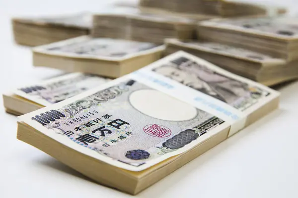 Obraz Banknotów Japońskich Jenów — Zdjęcie stockowe