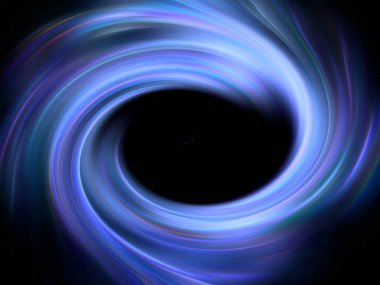 Renkli neon ışıkları olan karanlık boşluk arkaplanı.