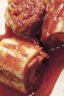 Geleneksel Kore yemeği, kimçi, mayalanmış lahana.