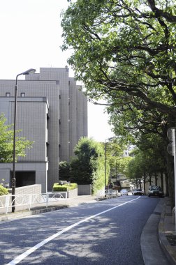 Tokyo şehrinin modern mimarisi