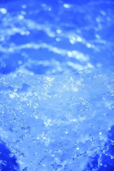 Wassertropfen Blau — Stockfoto