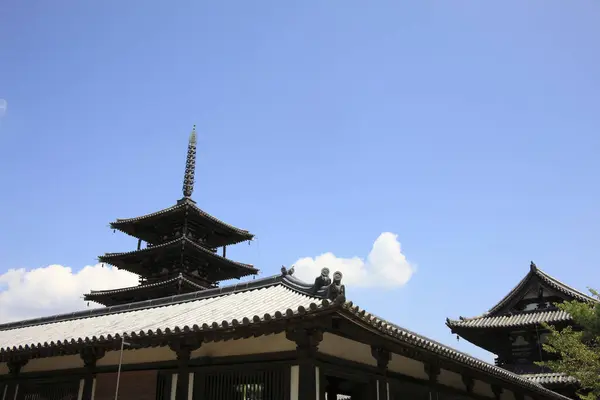 Ein Bild Des Horyu Tempels — Stockfoto