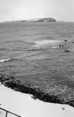 Yajiri Adası Teuri Adası 'ndan görüldü.