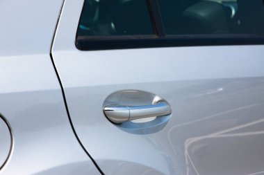 Modern araba kapısı detaylarını kapat..