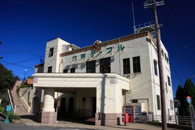 Japonya 'da çağdaş mimarinin gündüz gözlemi.