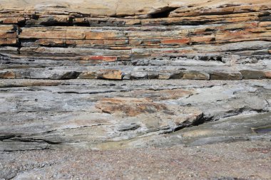 Akdeniz 'deki güzel sahil.