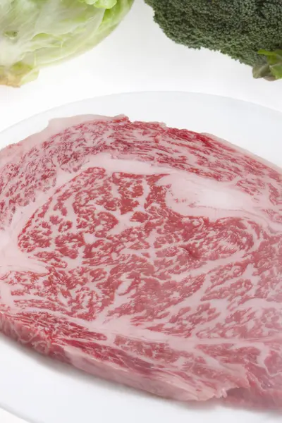 Wagyu sığır eti arka planı kapat 