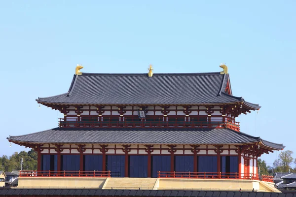 Kilátás Nyílik Templom Épület Hagyományos Japán Építészet — Stock Fotó