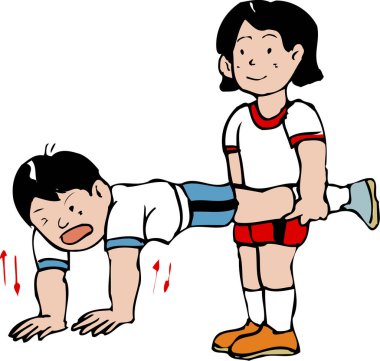 Kız bacak tutarken, erkek eller üzerinde yürür