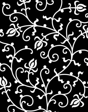 Siyah ve beyaz kusursuz desen