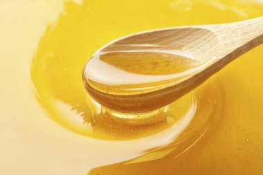 Taze organik bal yakın plan görüntüsü           